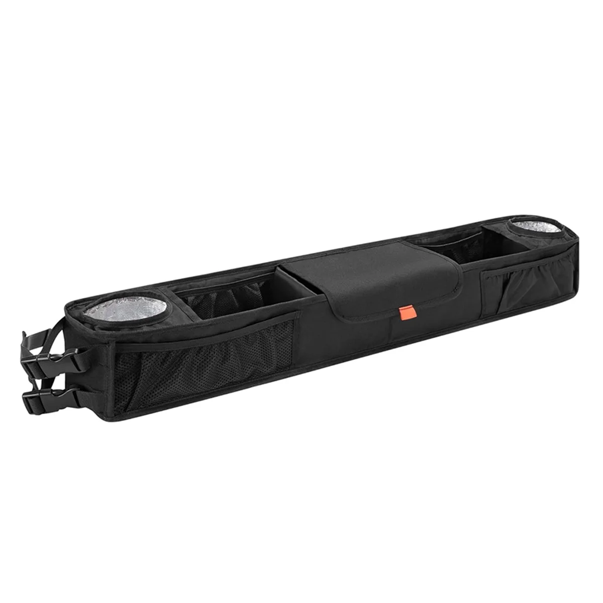 

Golf Cart Front Storage Basket with Insulated Cup Holders, Dash Tray Organizer for , Golf Cart Storage Organizer-ABJQ