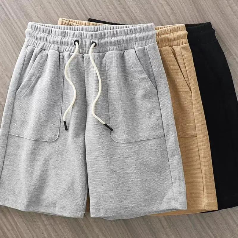 

Мужские летние модные свободные спортивные шорты в американском стиле, повседневные баскетбольные брюки-бермуды для студентов, дышащие, прямого кроя