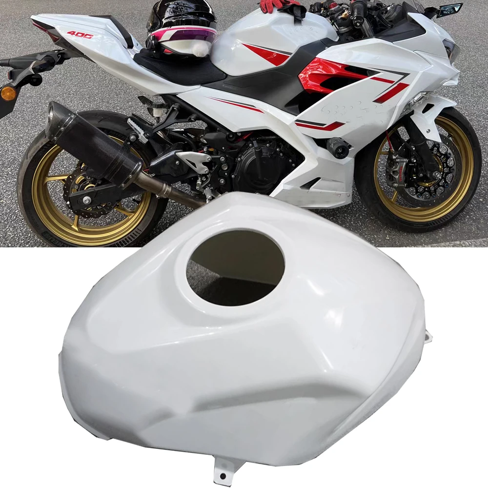 

For Kawasaki Ninja 400 Tank Cover Protector Guard Gas Fuel Fairing Motorcycle Accessories 400R 2018 19 2020 2021 2022 2023 2024