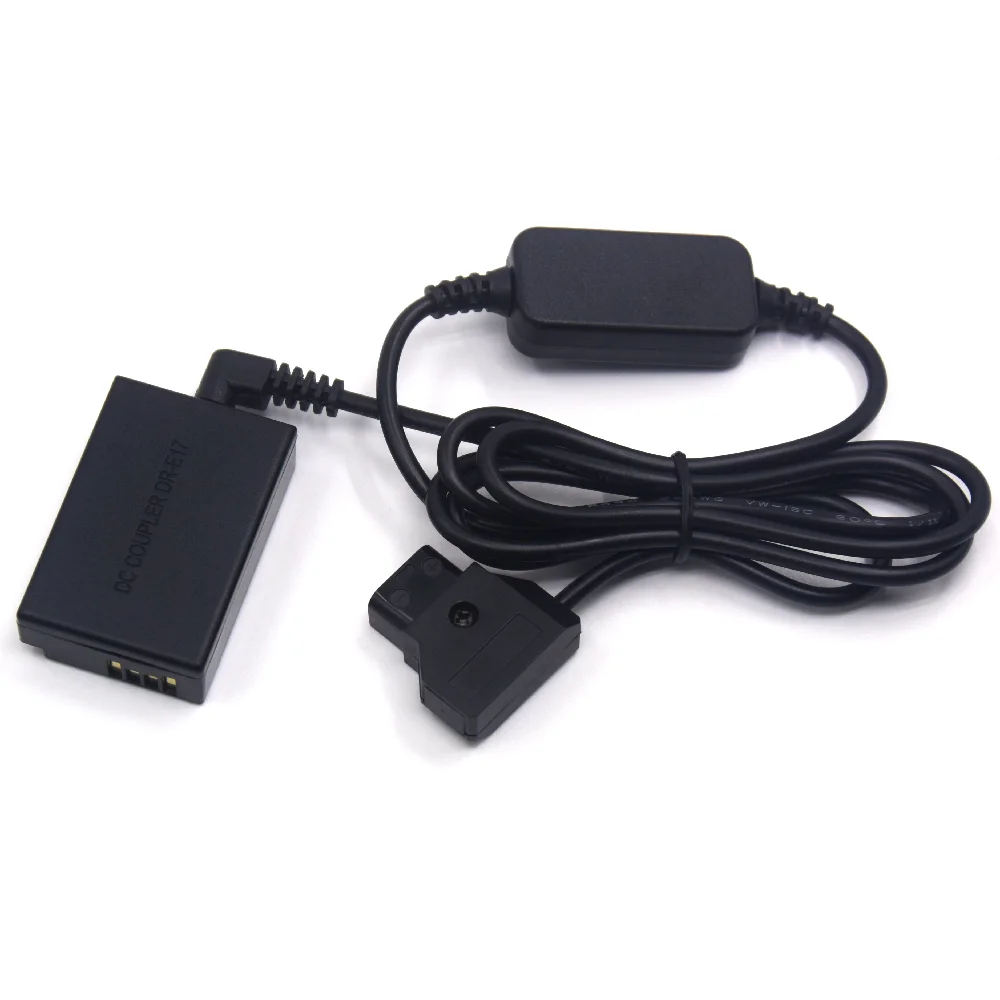 LP-E17 LPE17 Dummy Battery DR-E17 DC Coupler D-tap DC Cable for Canon EOS M3 M5 M6 EOS-M3 EOS-M5 EOS-M6 Mark II Camera