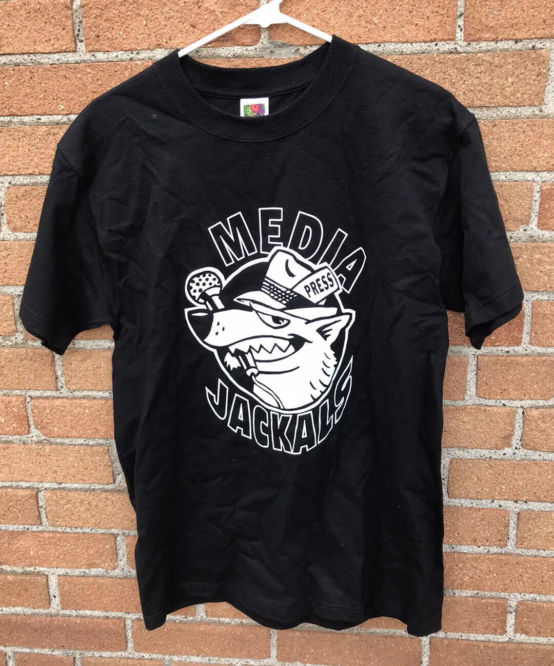 Jesse Ventura T Shirt Media Jackals 1990s Vintage Size M Mens