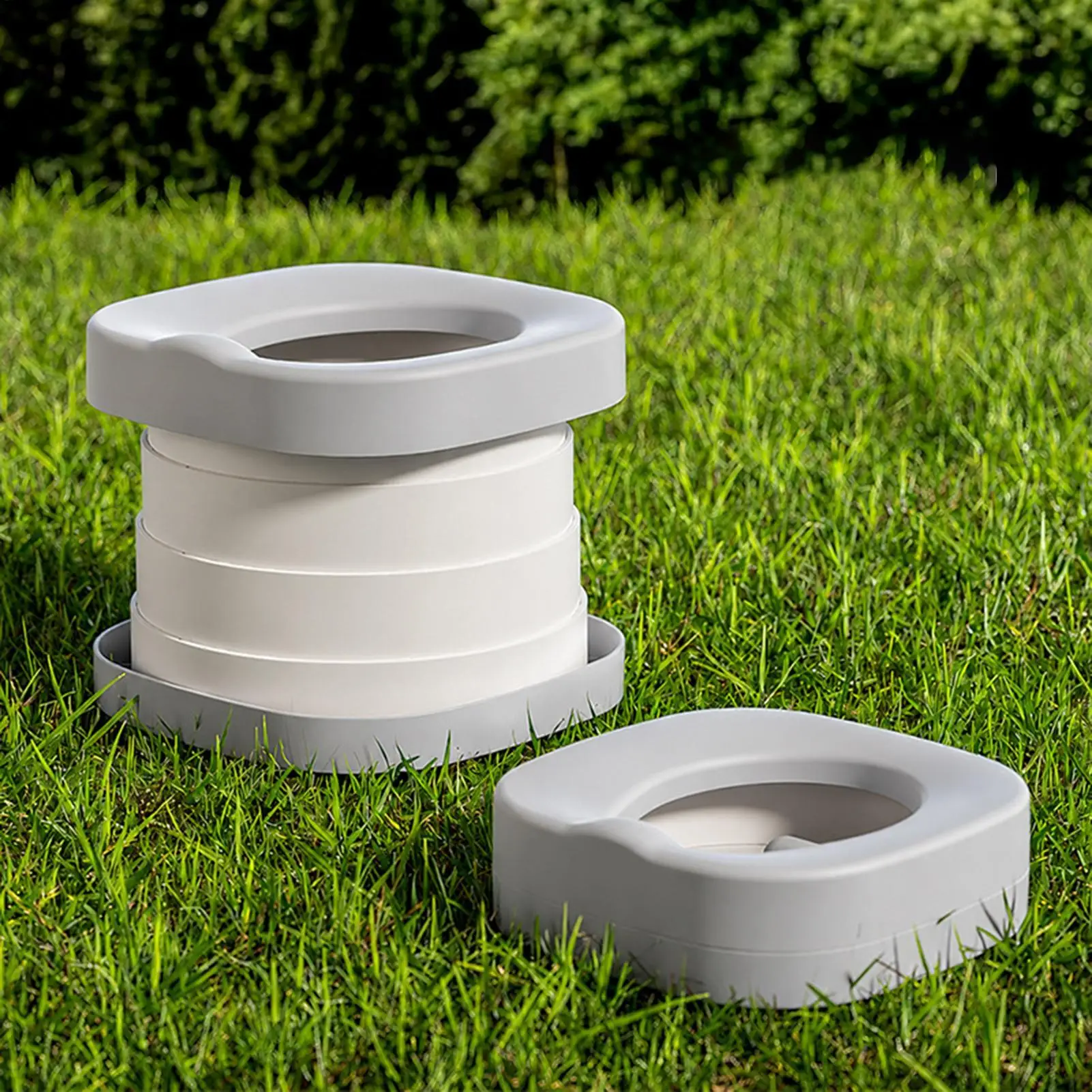Potty Seat Foldable Car Travel Camping Urinal Trainer with Cleaning Bags Toilet Seat Kids for Boys Girls Travel Camping Bathroom