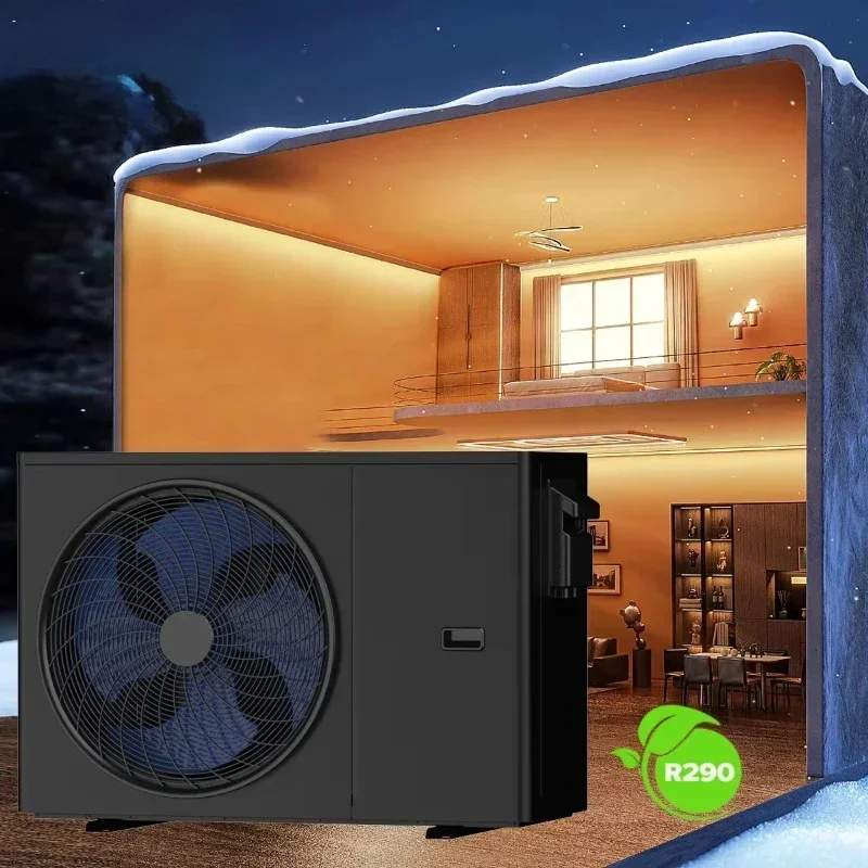 

R290 hvac air conditioner full Dc inverter heating system for house with wifi /app control SG ready