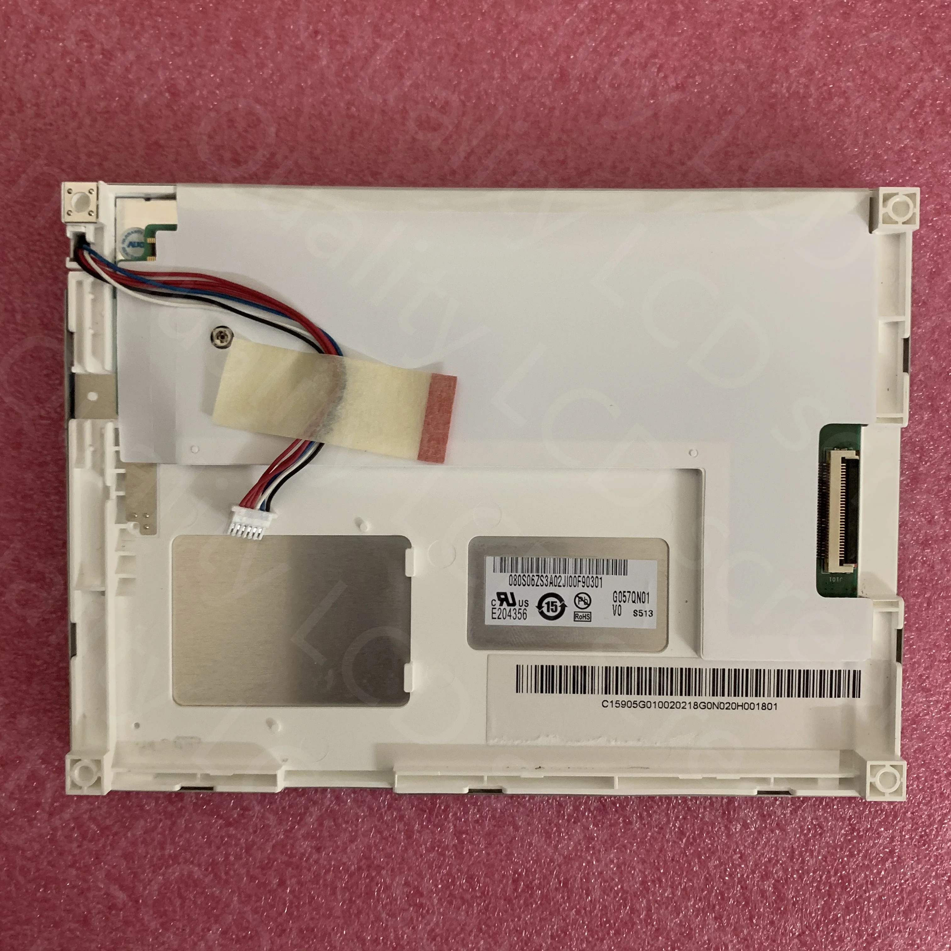 G057QN01 V0 G057QN01 V1 G057QN01 V2 panel original, 320x240, LVDS adecuado para pantalla LCD AUO