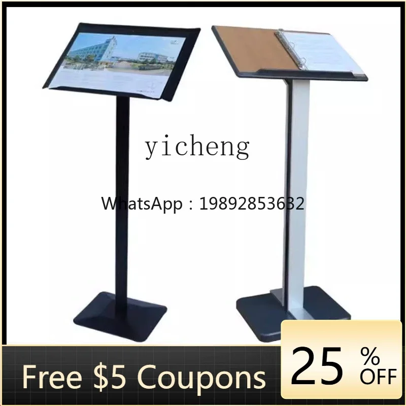 Flip Menu Restaurant Loose-leaf Recipe Recipe Rack Sales Department Contract Publicity Rack Information Booth