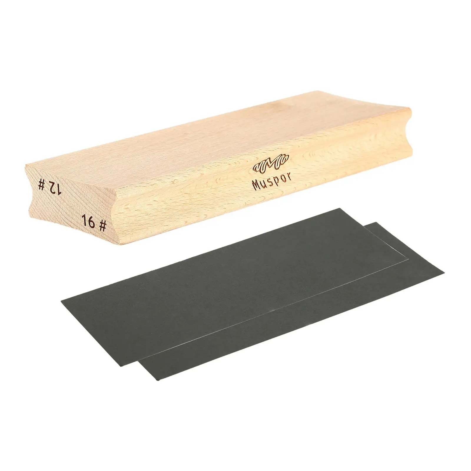 Guitar Fingerboard Radius Sanding Block with 2 Sanding Paper Portable Guitar Luthier Tool Guitar Fret Leveling Sanding Block