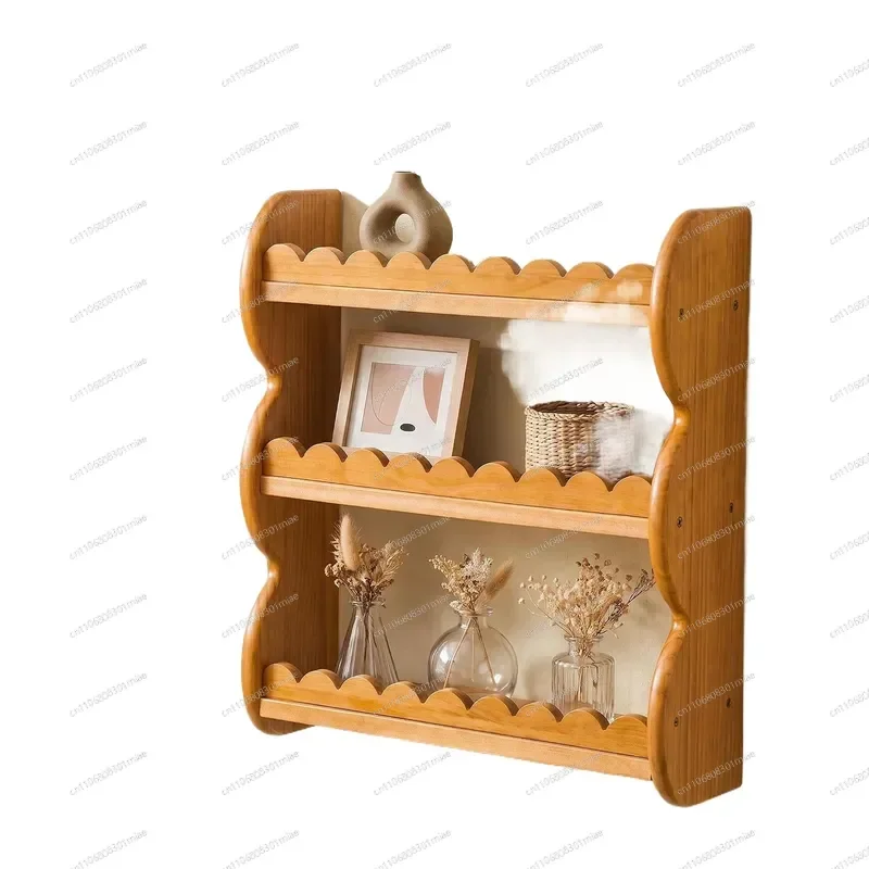 for Wooden Wall Storage Rack Household Living Room Bedroom Sundries Organizer Shelf for Aromatherapy Perfume Succulent