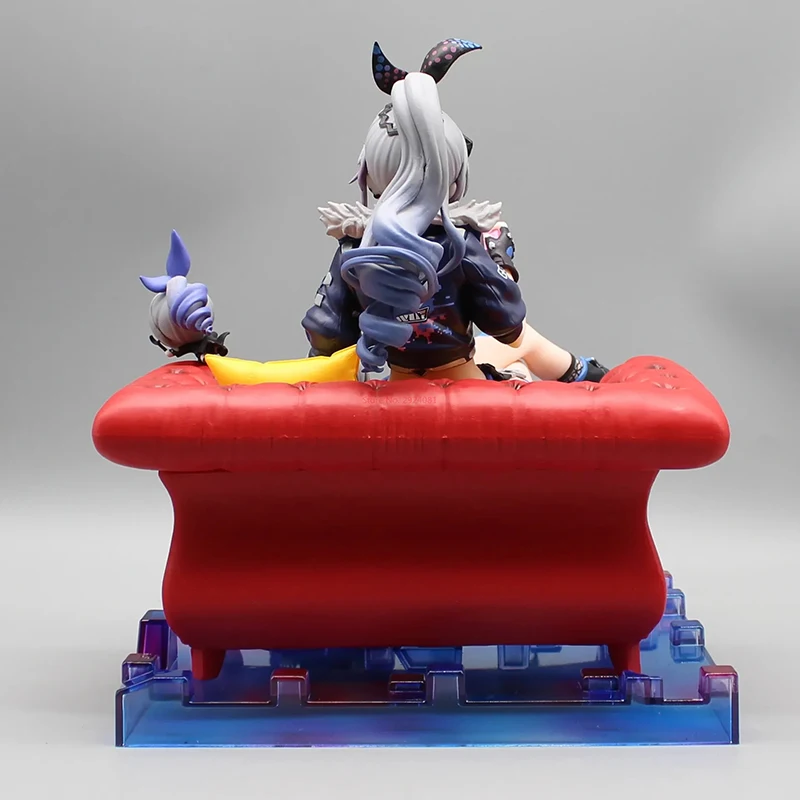 Muñeca de lobo de plata de Anime Honkai, figura de riel de estrella Gk Silver Wolf Honkai, modelo periférico de PVC, estatua coleccionable, juguetes, 23,5 cm