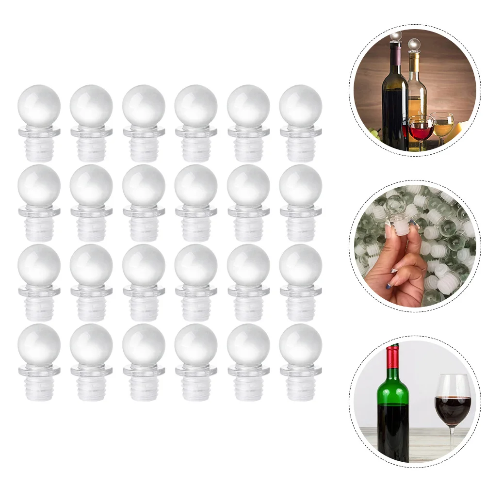 

24 шт., стеклянный шариковый пробка, многофункциональный декоративный контейнер, дозатор ароматов для винного масла, флаконов духов, изысканная бутылка