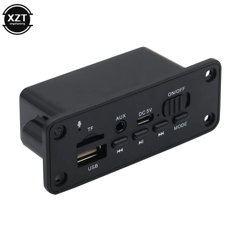 Bluetooth-compatible MP3 WMA Decoder Board Audio Module USB TF Radio Wireless FM Receiver MP3 Player 2 x 3W Amplifier For Car