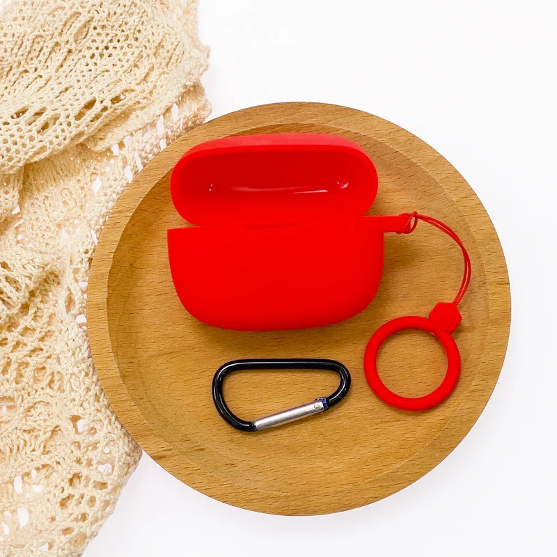 Voor Jbl Wave 200 Tws Oortelefoon Case Siliconen Draadloze Bluetooth Cover Voor Jbl Wave 200 Hoofdtelefoon Zakken Met Vinger Band