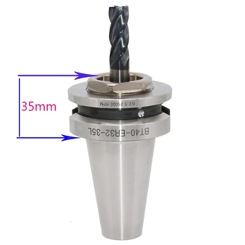 SK40 CAT4 BT40 ER32 35L BT30 ER32 DIN69871 Holders Short Cone Toolholder Nuts Built-inside Chuck For CNC Lathe Machine