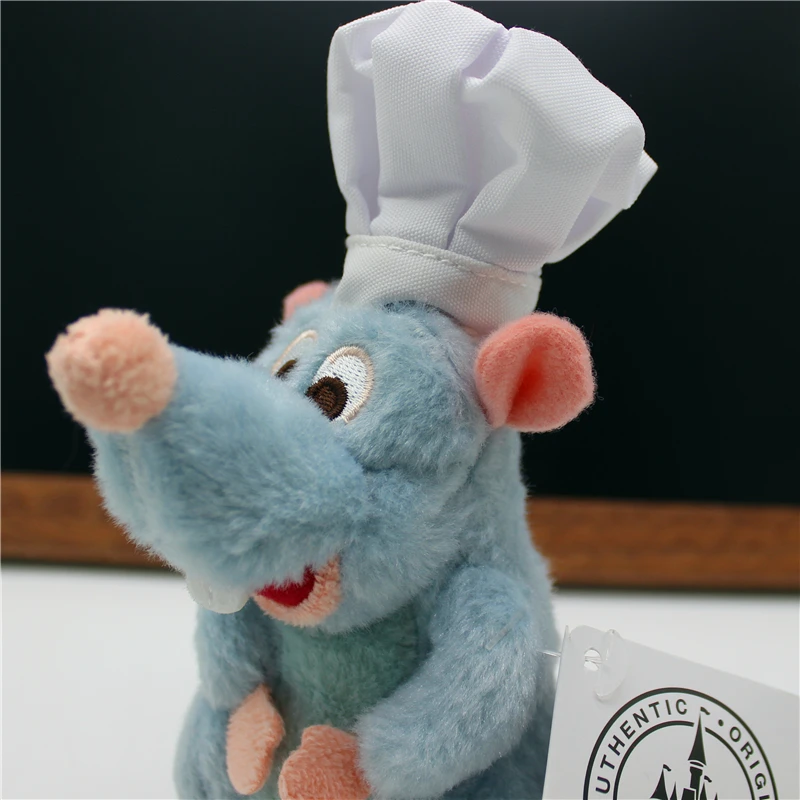 16cm Disney Ratatouille Chef Remy Magnetic Shoulder Plush Toy Gifts Ratatouille Kawaii Plush Stuff Toys For Birthday Gift