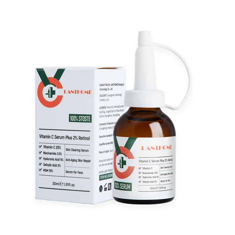 Lanthome-esencia correctora hidratante e hidratante Facial, vitamina C, VC, 30ml, gran oferta