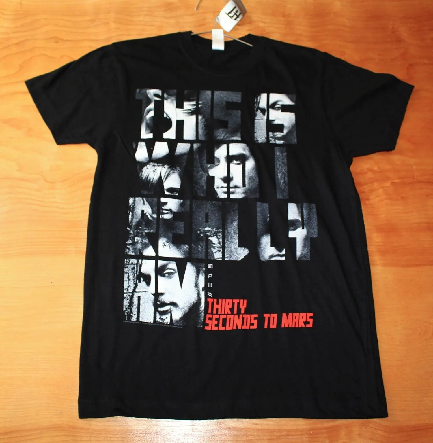 rare vintage 30 Seconds to Mars shirt punk rock emo y2k scene jared leto