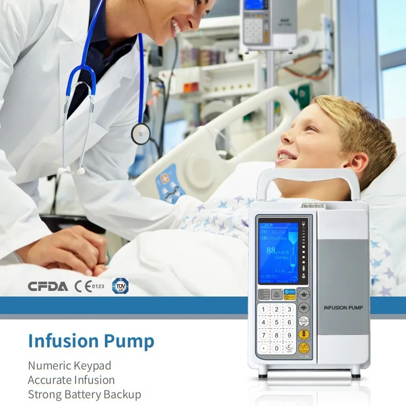 Medical Pump Intravenous Hospital Human Medical Intravenous Drip Therapy Pump