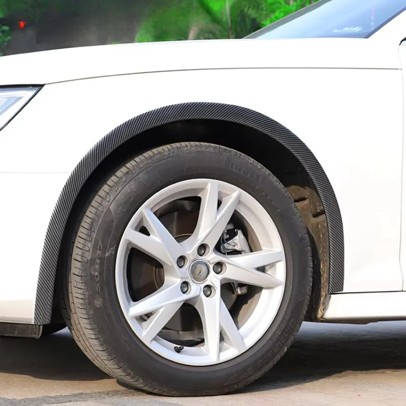 عجلات سيارة منقوشة من ألياف الكربون، أقواس إطارات، مصدات عجلة السيارة العامة، أقواس القرن، شفاه مزخرفة، حماية مصبوبة ممتدة #5