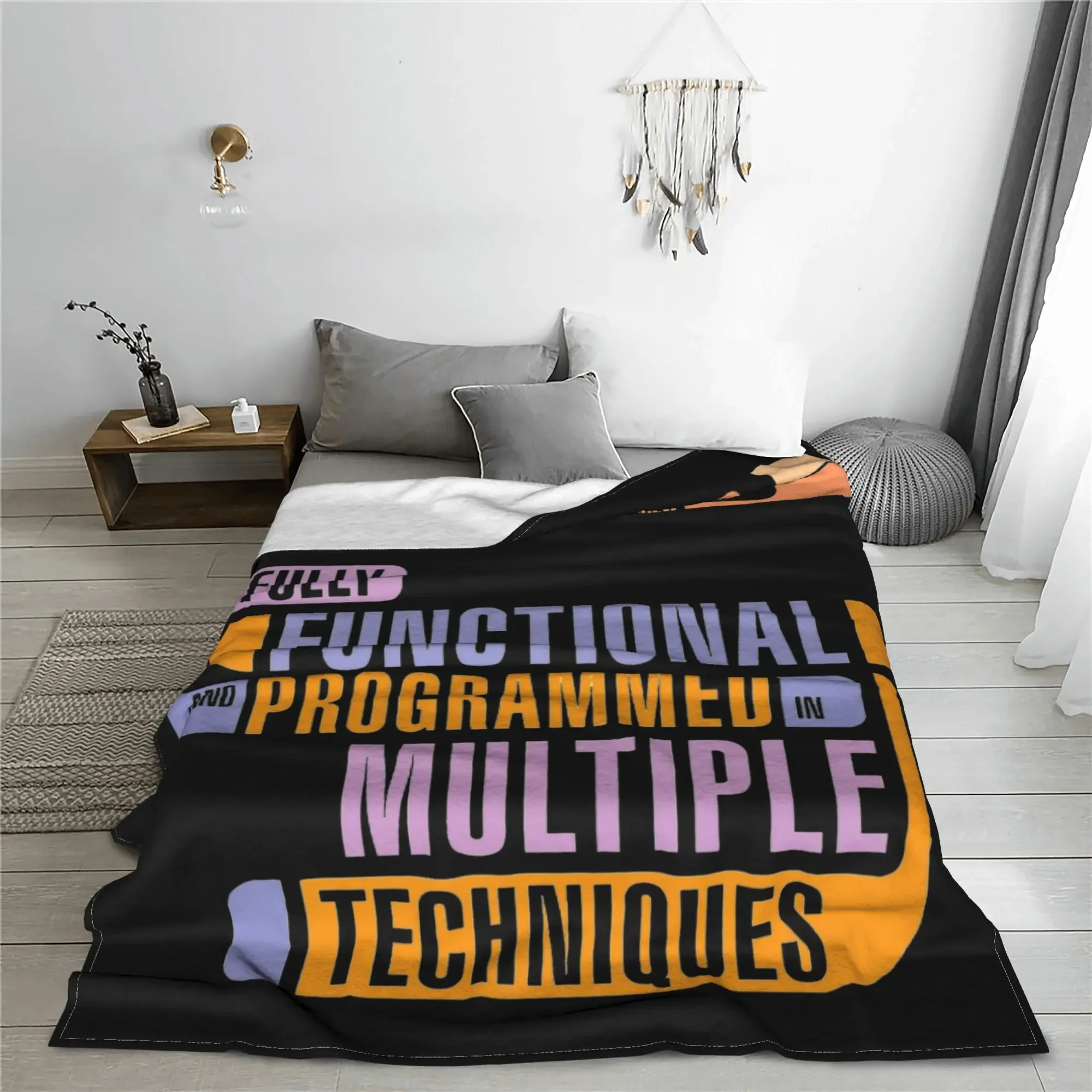 

Functional Throw Blanket for Couch Classic Science Movie Soft Fuzzy Plush Blanket Multi-size 200x150cm autumn decoration