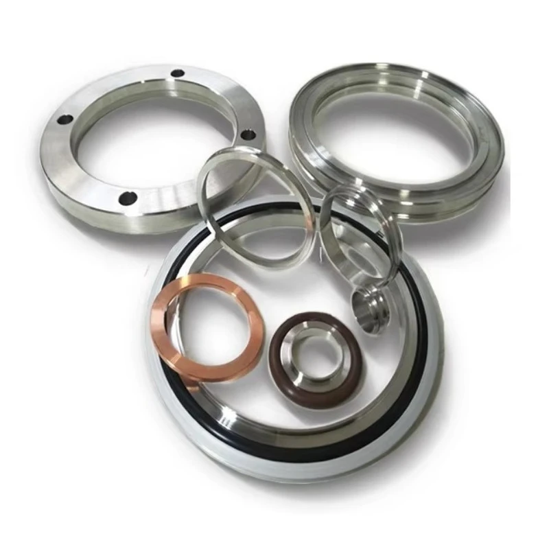 

ISO100 CF Compatible Centering Ring SS304 FKM O-Ring OEM Quick Ship