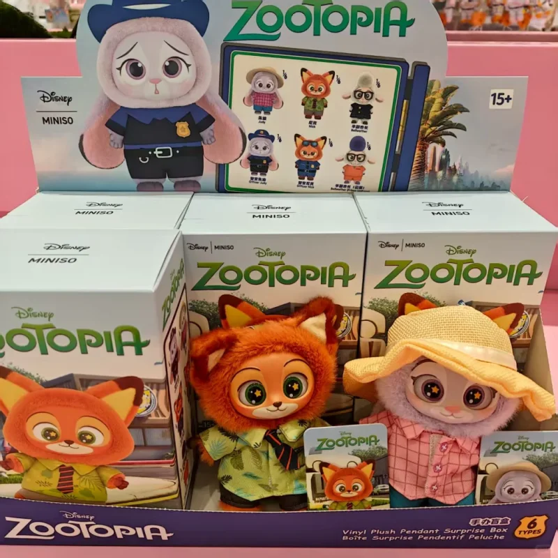 

Новинка 2025, оригинальная серия Disney Zootopia, слепая коробка, милые куклы, кавайный кулон, модные игрушки, коллекционная загадочная коробка, подарки