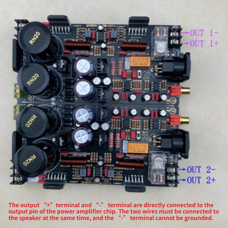 SOTAMIA 1 Pair LM3886TF Fully Balanced Power Amplifier Audio Board 120W Stereo Speaker Sound Amplificador Super BTL Connection
