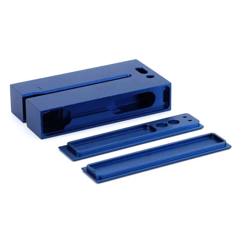 Custom CNC Machined Aluminum Enclosure Parts Anodizing Guitar Effects Pedal CNC Control Box