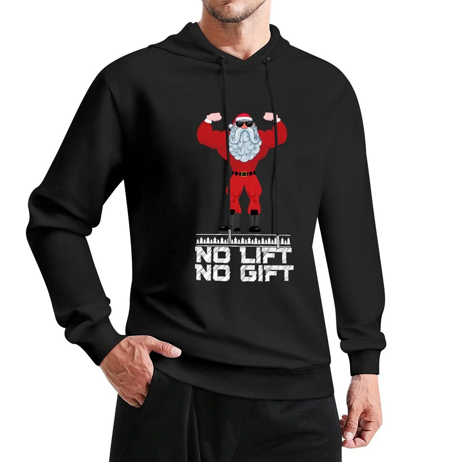 No Lift No Gift Pullover Hoodie korean autumn clothes hoodie graphic