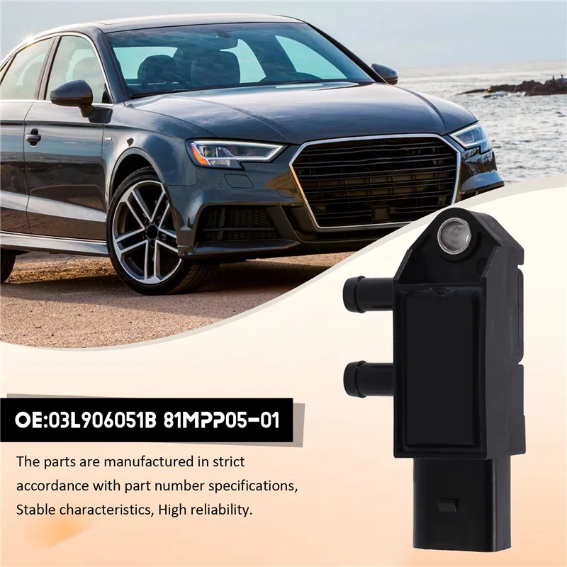 AB61-Car Intake Air Pressure Sensor 03L906051B 81MPP05-01 For A3 A4 A5 A6 VW Golf Jetta Passat Tiguan Vehicle Replacement P