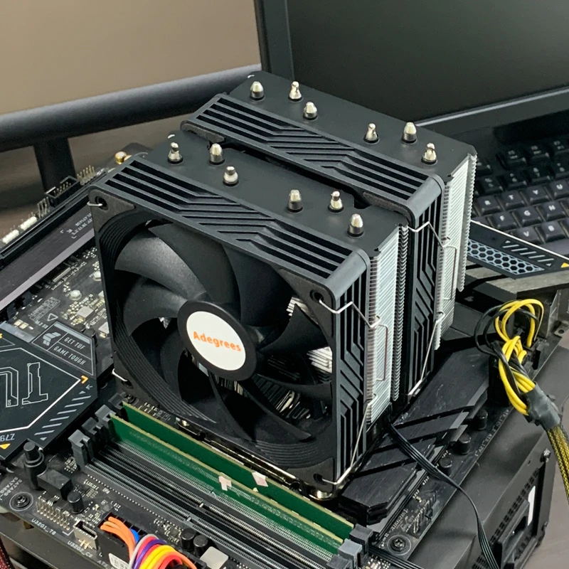 

CPU Air Cooler Lightless 6 Heat Pipes AM4 PC Procesor Radiator for Intel LGA 1700 1200 1150 1151 1155 2011 1366 X79 X99 AM3 AM5