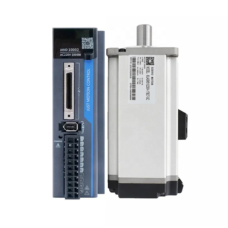 

80JASM510230K-17B-SC+JAND10002-20B 5.7A 220V 1000W AC Servo Motor Driver Set with Brake Made in PRC