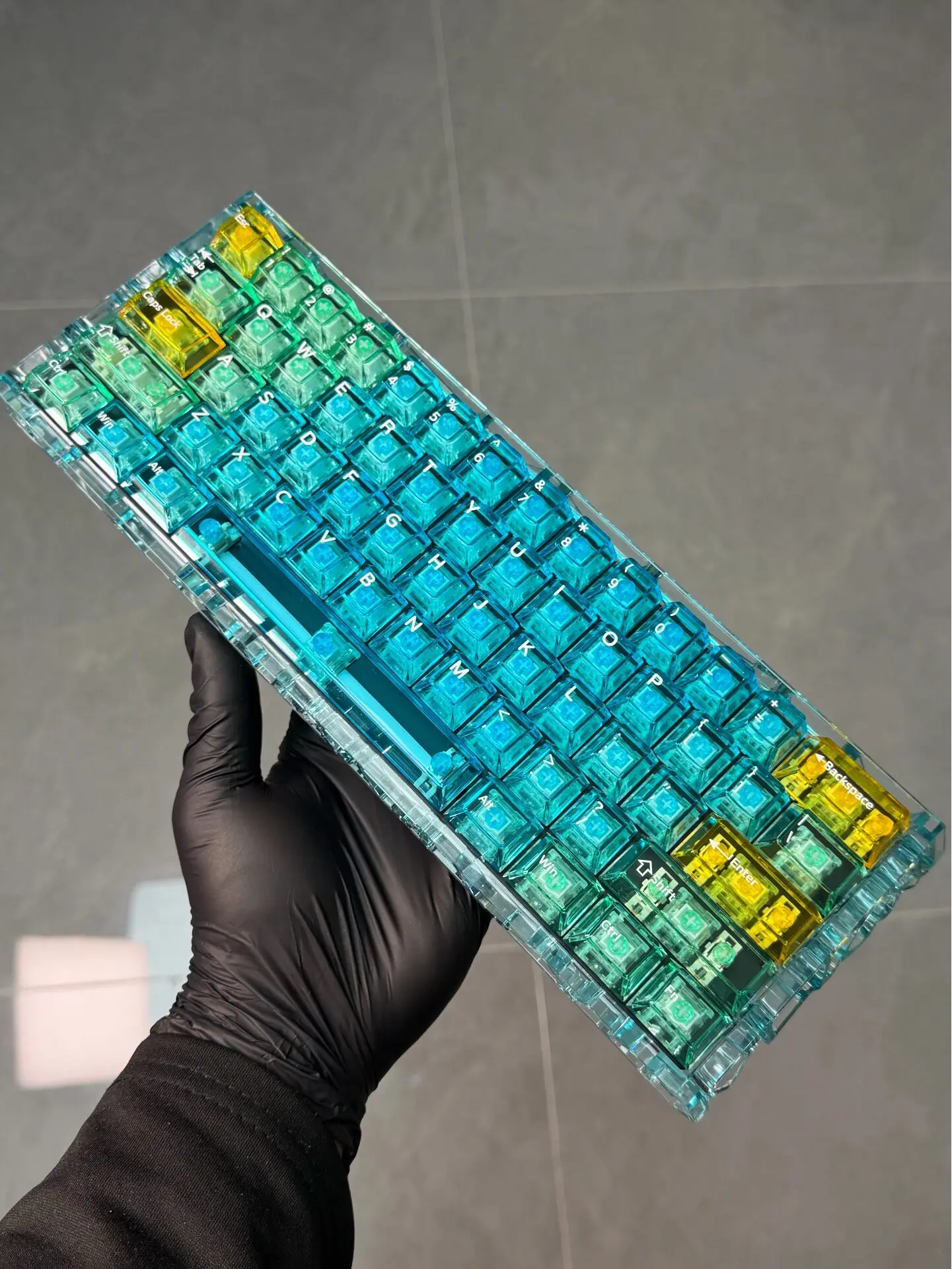 Custom Full Mod Wired Magnetic Axis Keyboard, Premium HE RGB Kit with Hot-Swap, Custom Gaming Desktop Gift