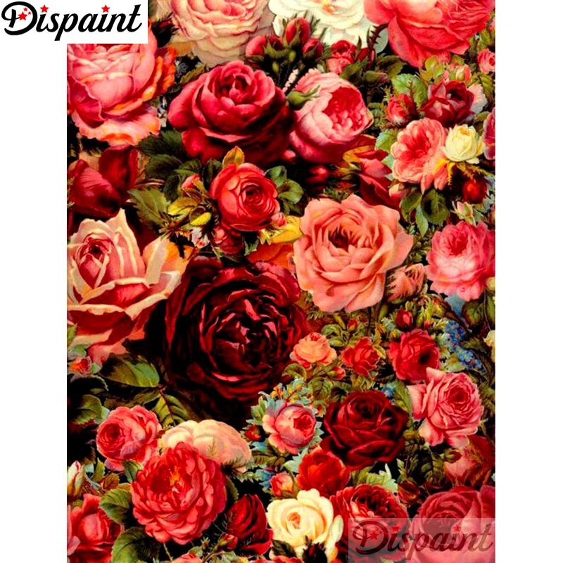 

Dispaint Full Square/Round Drill 5D DIY Diamond Painting "Flower scene" Embroidery Cross Stitch 3D Home Decor A10939