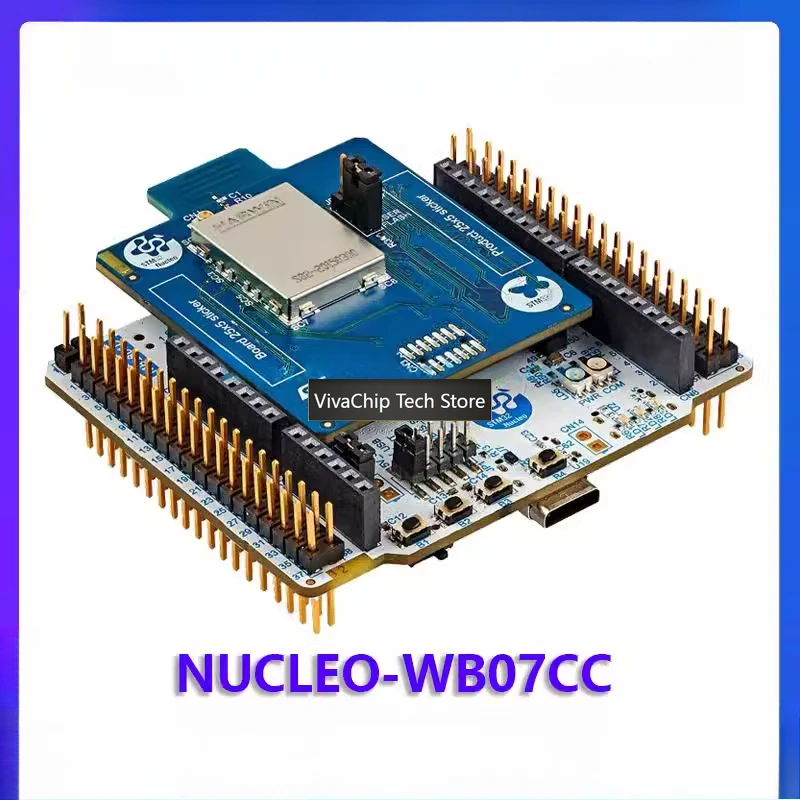VivaCTNUCLEO-WB07CC Wireless MCU Evaluation Board - STM32WB07CCV6 For Low-Power IoT Prototyping & Industrial Sensing