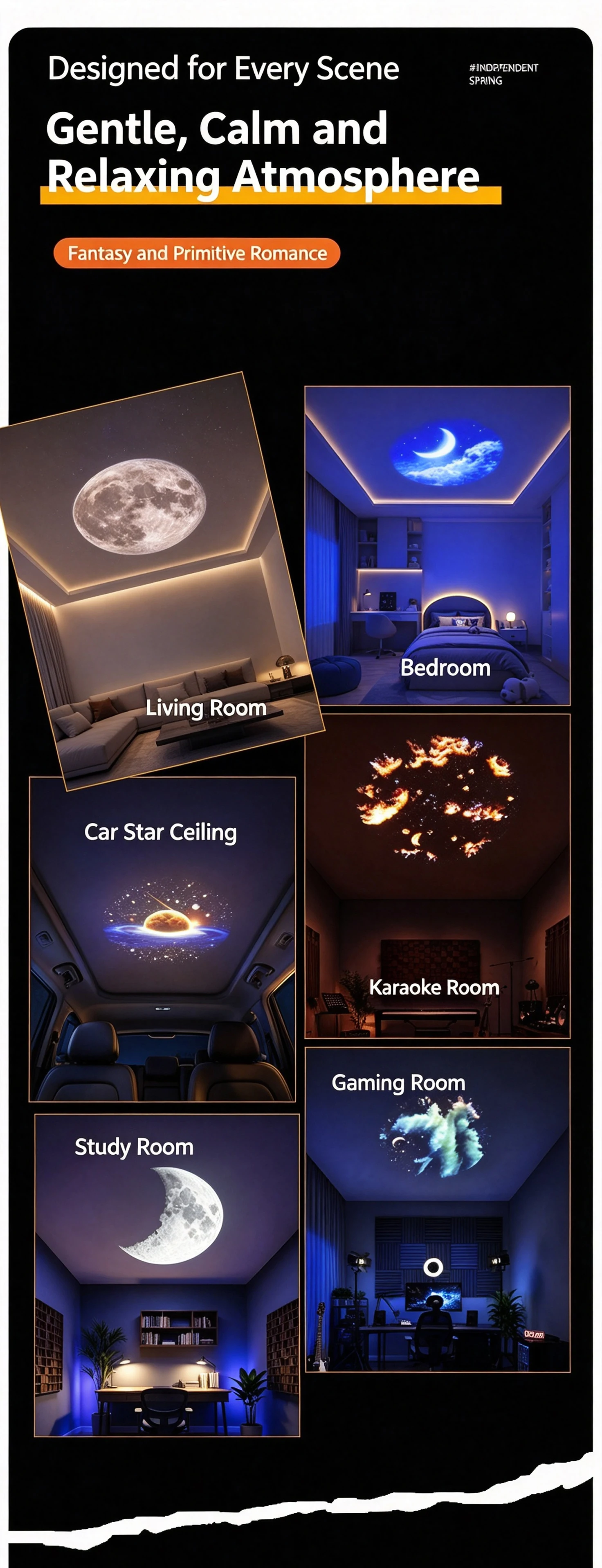 Mini USB Galaxy Star Projector Night Light 5/10/15 Patterns Clear Image With Film Starry Sky Ambient Light For Bedroom Car Decor