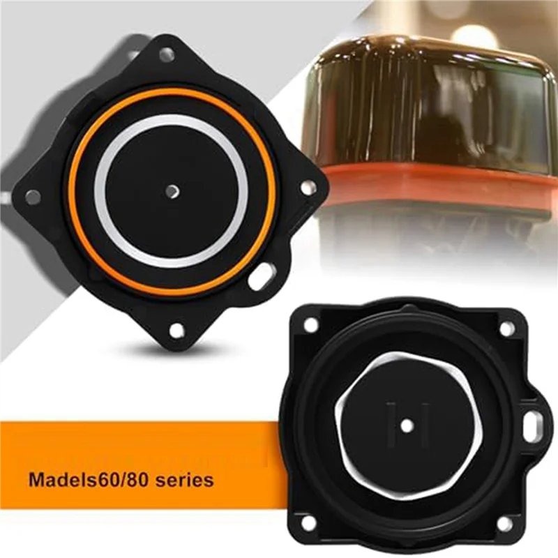 مجموعة إعادة بناء مضخة الهواء ABHU مكونة من مجموعتين متوافقة مع مهويات Hi Blow HP60/ HP-80، تتضمن 8 أغشية ومسامير ودبابيس أمان