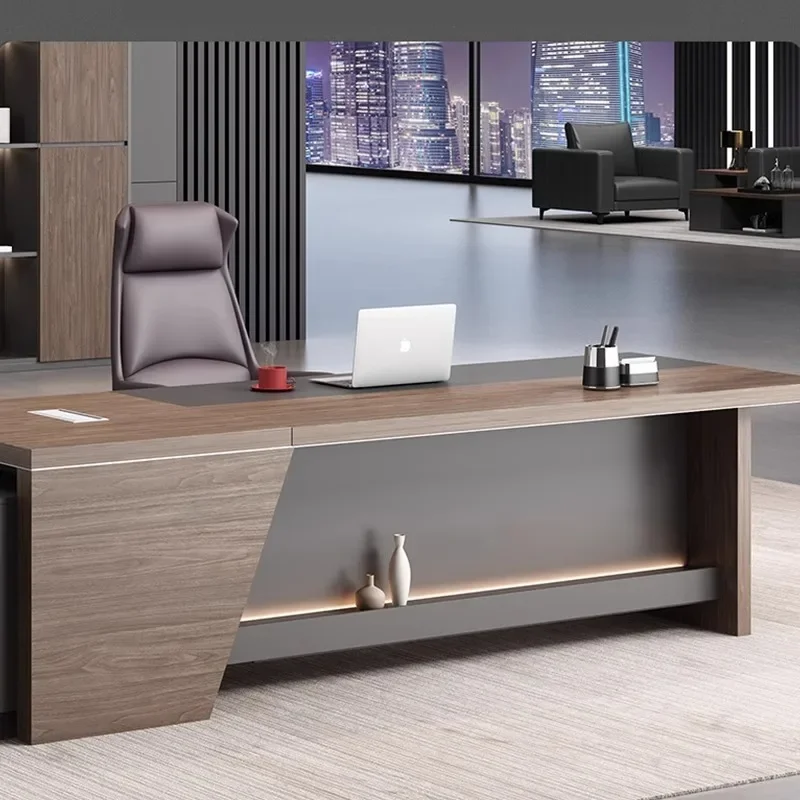 ZModern Desk Executive Office Writing Table Room Desks Offer Simple Professional Furniture Workstation Multifunctional ComputerZ
