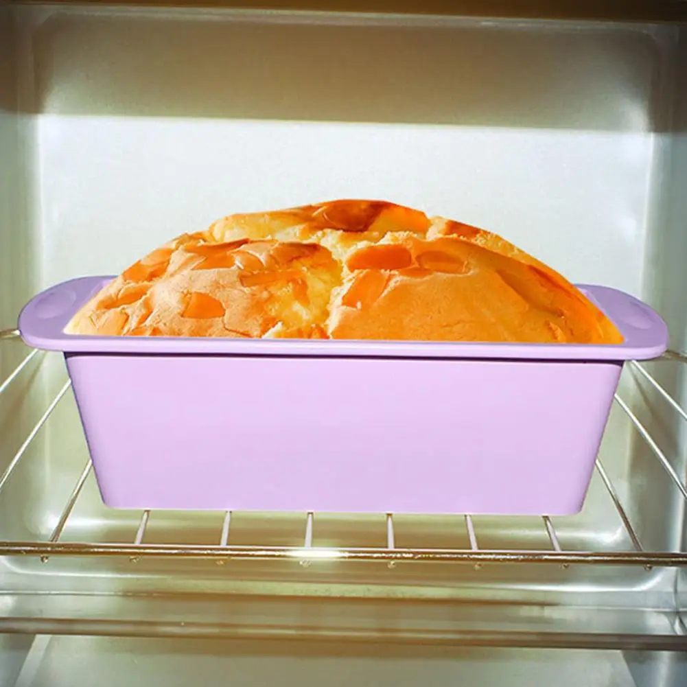 Silicone Baking Mold Nonstick Bread Loaf Pan with Handles Oven Safe Non-stick Heat-resistant Easy Release Bread Baking Tray 2025
