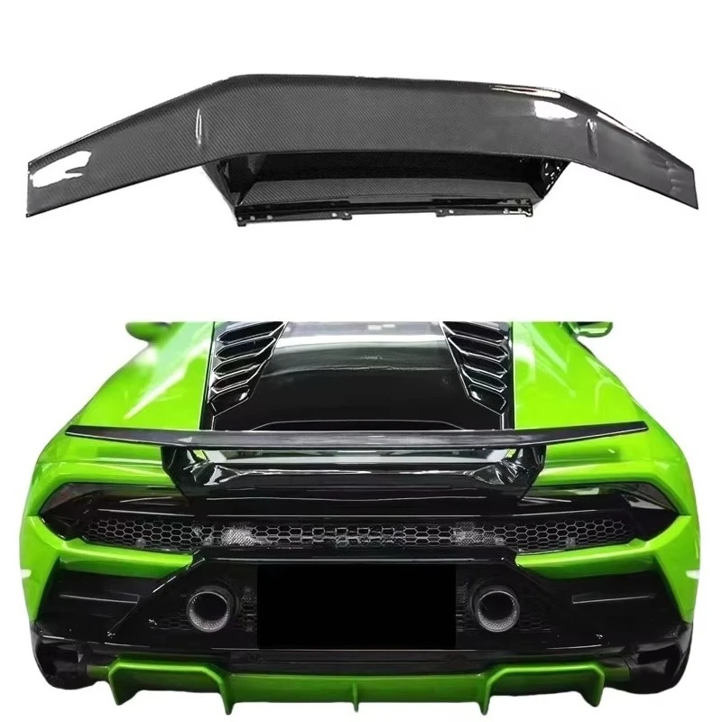 

Детали тюнинга автомобиля для Huracan, сухой задний спойлер из углеродного волокна в стиле Tecnica для Lamborghini Huracan Evo LP610 LP580, комплект кузова с крыльями