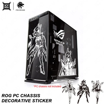 ROG character chassis sticker animation computer mainframe decoration sticker Anime desktop computer sticker does not contain chassis