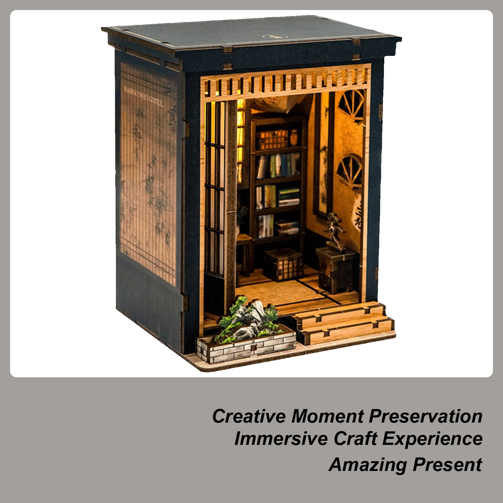 

Мини-набор для дома, деревянный декор для рабочего стола в японском стиле, мини-кукольный домик, набор для взрослых, коллекционеров, праздника, дня рождения, семейной деятельности