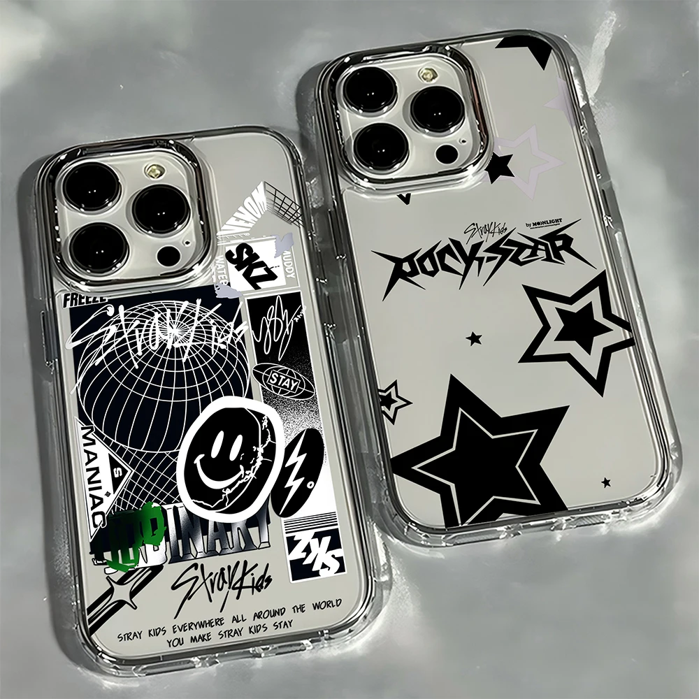 Чехол для телефона Rock Stars для Samsung Galaxy S25 S24 S23 S22 S21 S20 Note20 FE Ultra Edge Plus 4G 5G S-Strays, прозрачный детский чехол