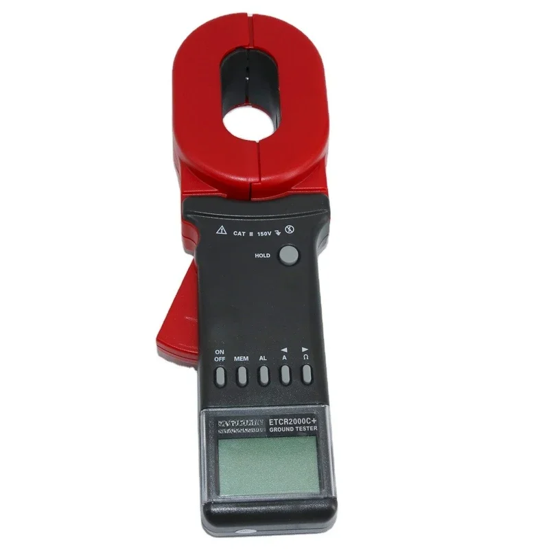 ETCR2000C+ Clamp Earth Resistance Tester Ground Resistance Meter 0.01-1200Ohm with Alarm Function