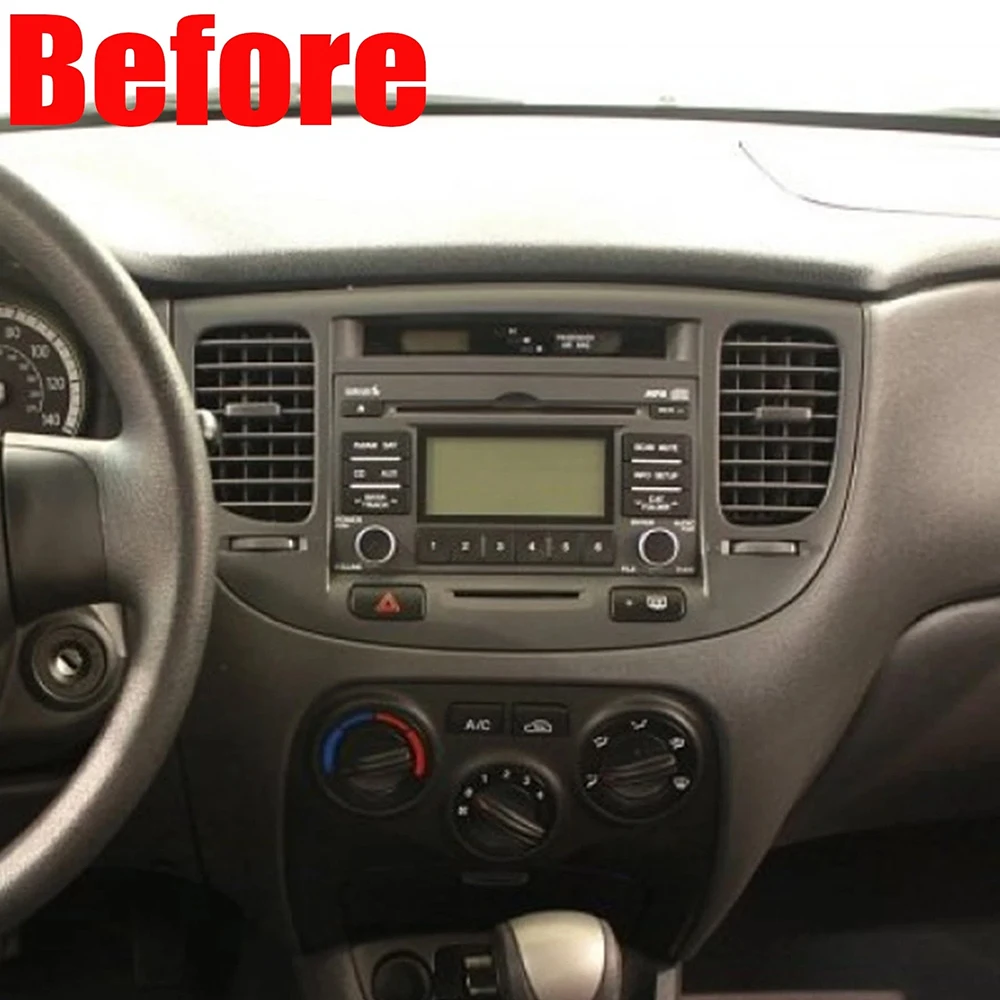 7'' 4+64GB For Kia Rio 2005-2011 Car Radio Android 15 Auto Support Wireless Apple Carplay GPS Navi BT Head Unit