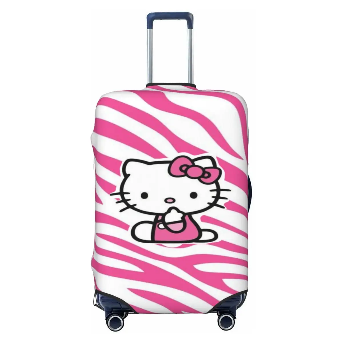 

Custom Hellos Anime Kittys Cartoon Suitcase Cover Dust Proof Luggage Protective Covers for 18-32 inch