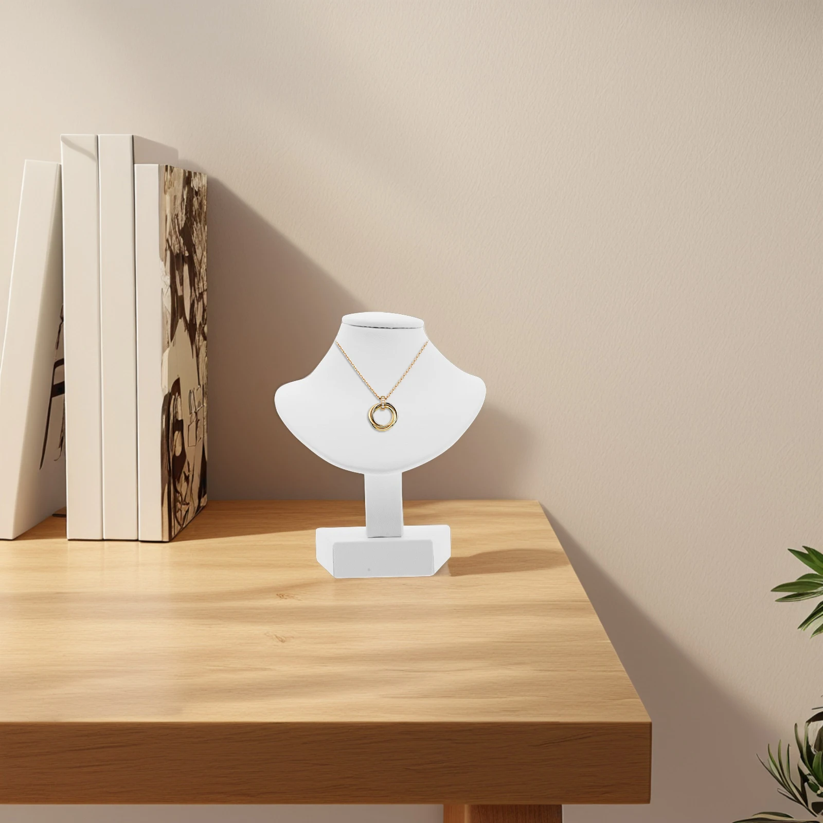 

Jewelry Display Stand Necklace Holder Mannequin Realistic Neck Model Highdensity Board Counter Showcase Small Hanger