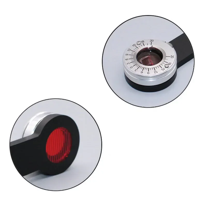 Ophthalmic Monocular Maddox Phoria Measurer Optical Recessive Strabismus Testing Tool Eye Care Device