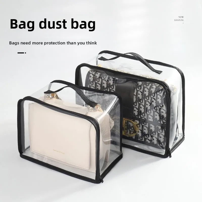 Tasche Staubbeutel transparente Aufbewahrungstasche Kleiderschrank versiegelt feuchtigkeitsbeständiges Aufbewahrungsartefakt