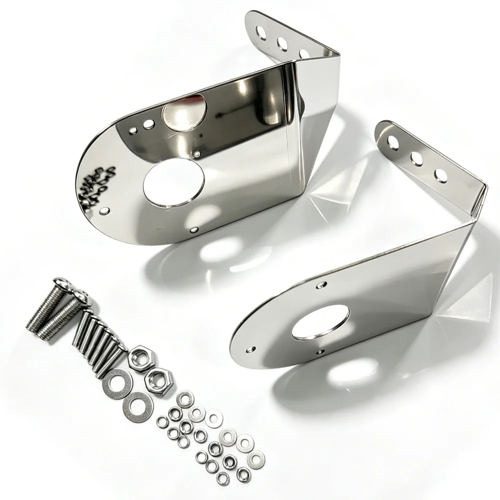 Watermelon Under Glow Frame Bracket Kit Silvery For Most Trucks, RVs, and Trailers Approximately 1.55 mm / 0.06 inch