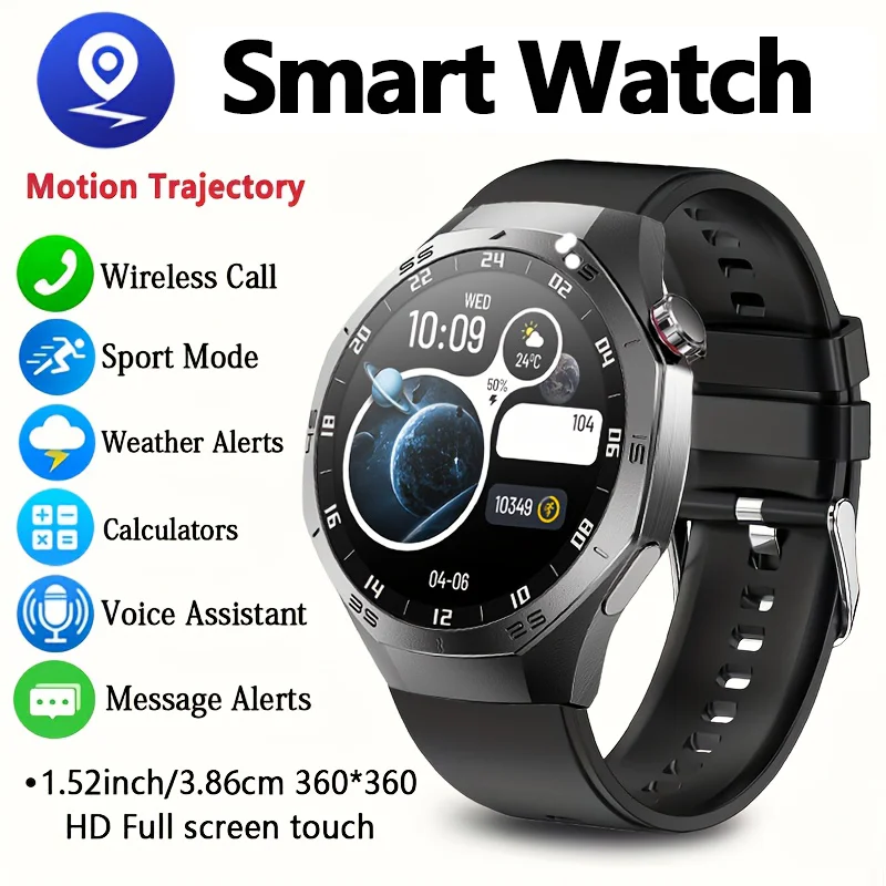 LAXASFIT Smartwatch Bluetooth Calling Fitness Tracking Music Playback Health Monitoring Men and Women 2025 New Smartwatch