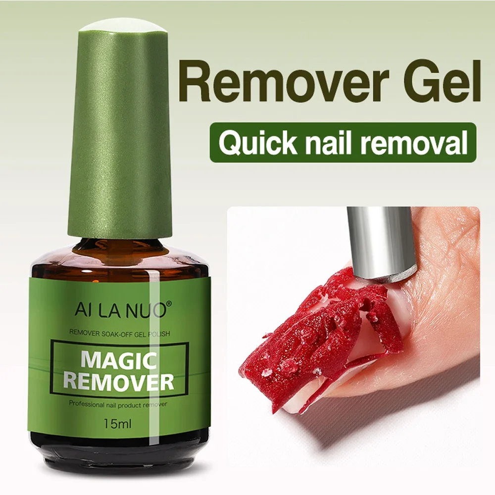 1PC Magic Burst Nail Glue Remover Quick Soak Off Sticky Nails Gel Polish Layer Cleaner UV Semi-permanent Nail Gellak Remover